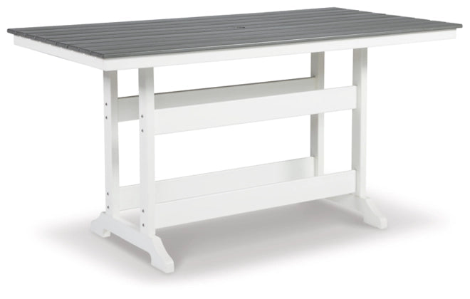 Outdoor Counter Height Dining Table and 4 Barstools