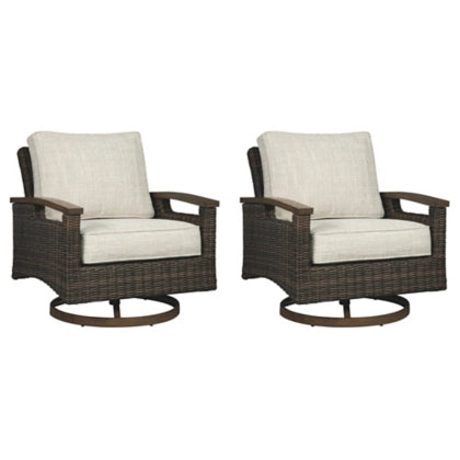Outdoor Sofa and 2 Lounge Chairs With Fire Pit Table