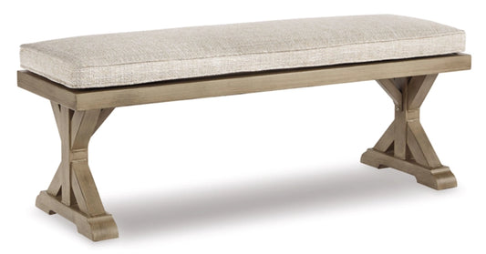 Outdoor Dining Table, 4 Chairs, and Bench