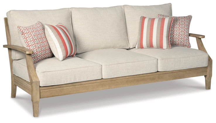 Outdoor Sofa With 2 Lounge Chairs