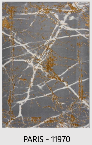 Paris Gray/Gold Area Rug