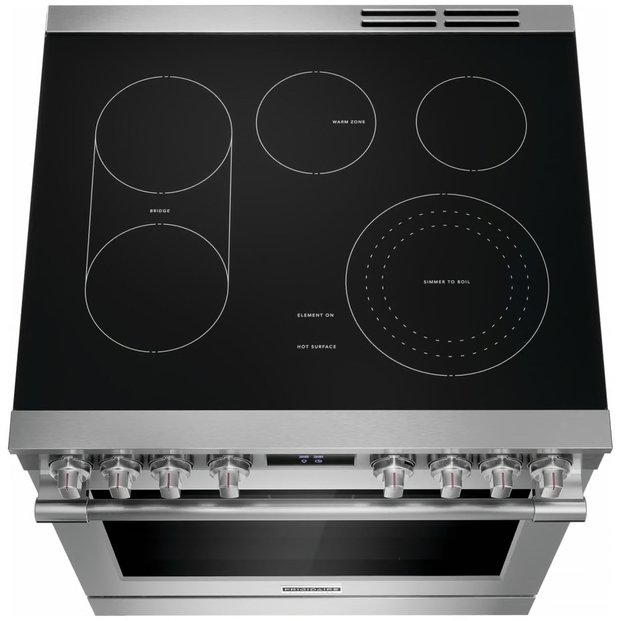 Professional 30 in. 5 Element Slide-In Electric Range in Stainless Steel with Air Fry and Total Convection
