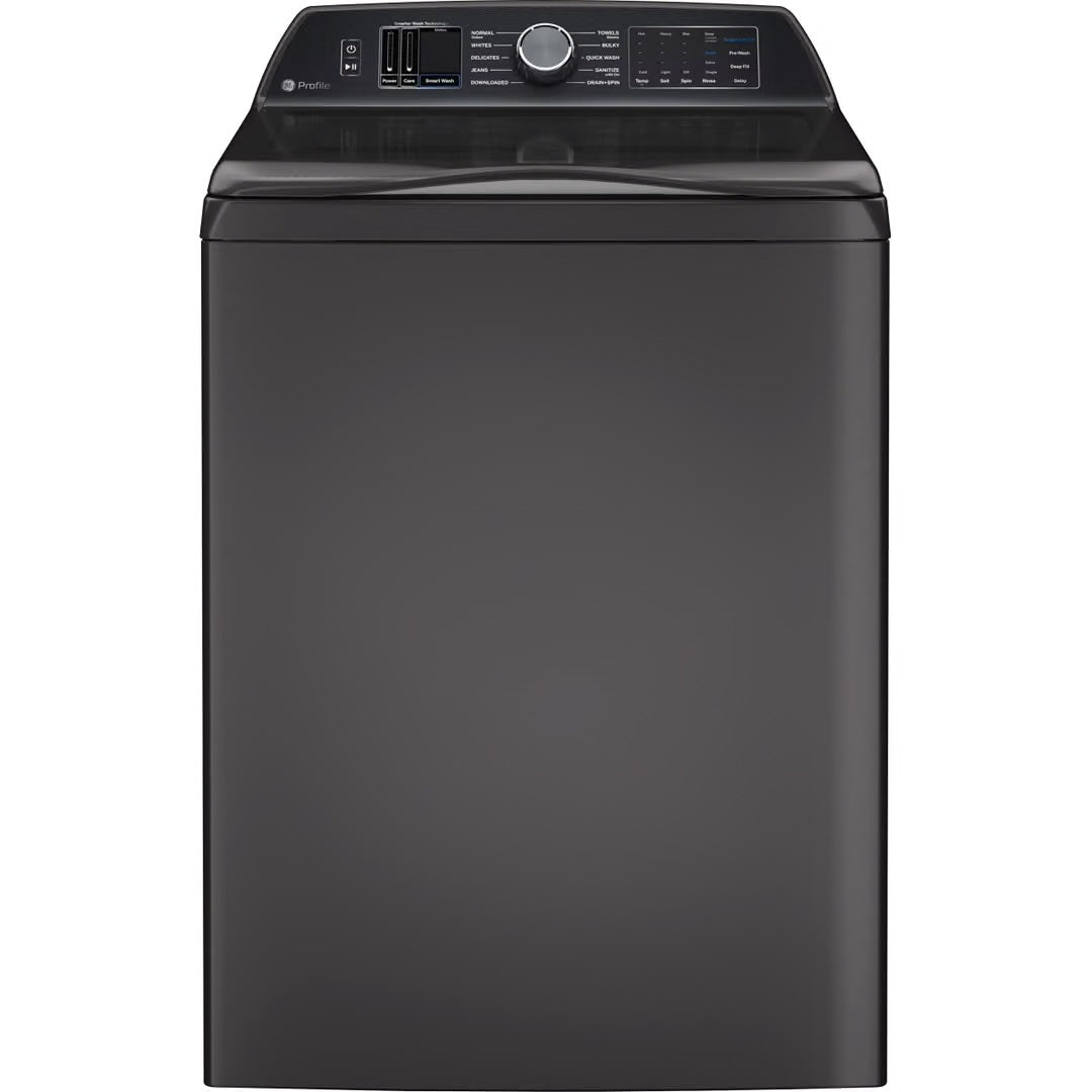 Profile 5.4 cu. ft. High-Efficiency Smart Top Load Washer in Diamond Gray with Quiet Wash Dynamic Balancing Technology