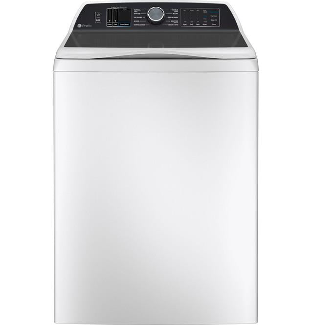 Profile 5.3 cu. ft. High-Efficiency Smart Top Load Washer in White with Quiet Wash Dynamic Balancing Technology