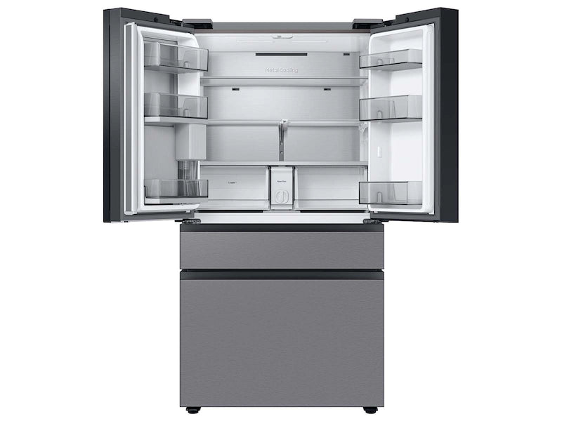 Bespoke 23 cu. ft. 4-Door French Door Smart Refrigerator with Beverage Center in Stainless Steel, Counter Depth