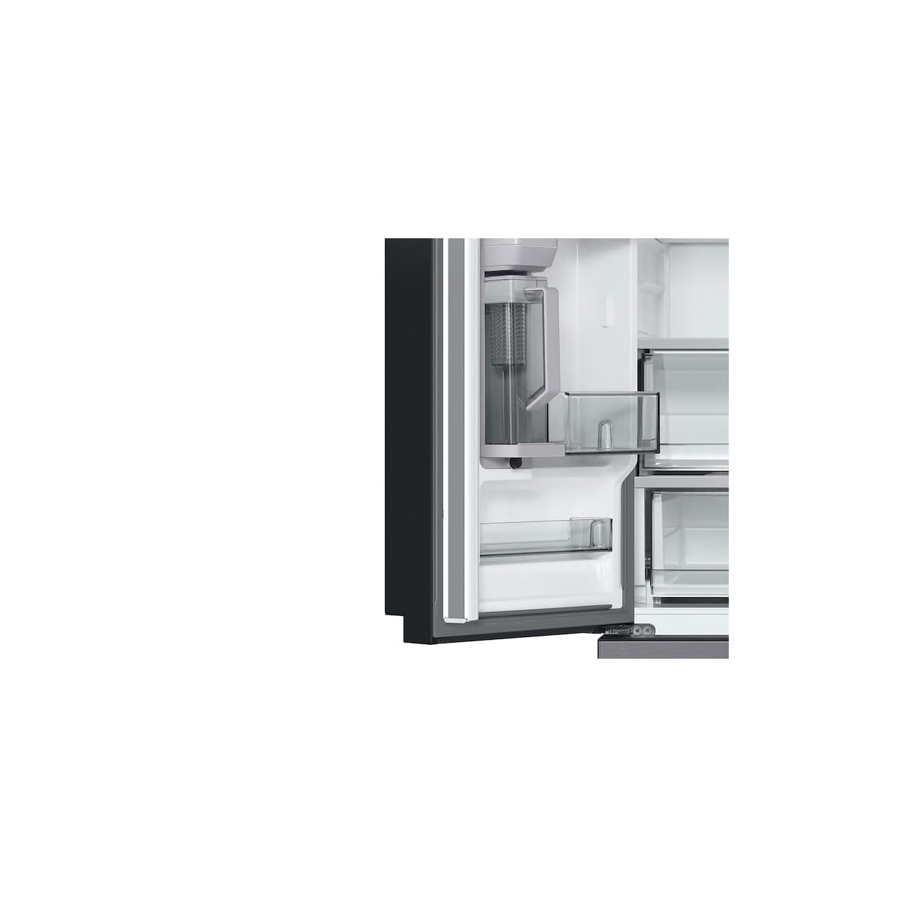 Bespoke 24 cu. ft. 3-Door French Door Smart Refrigerator with Autofill Water Pitcher in Stainless Steel, Counter Depth