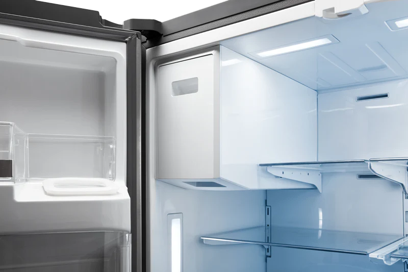 Counter-Depth 22-cu ft 4 -Door French Door Refrigerator with Ice Maker with Water and Ice Dispenser ( Stainless steel ) ENERGY STAR Certified