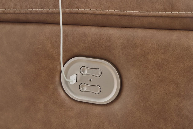 Trasimeno Power Reclining Console Loveseat