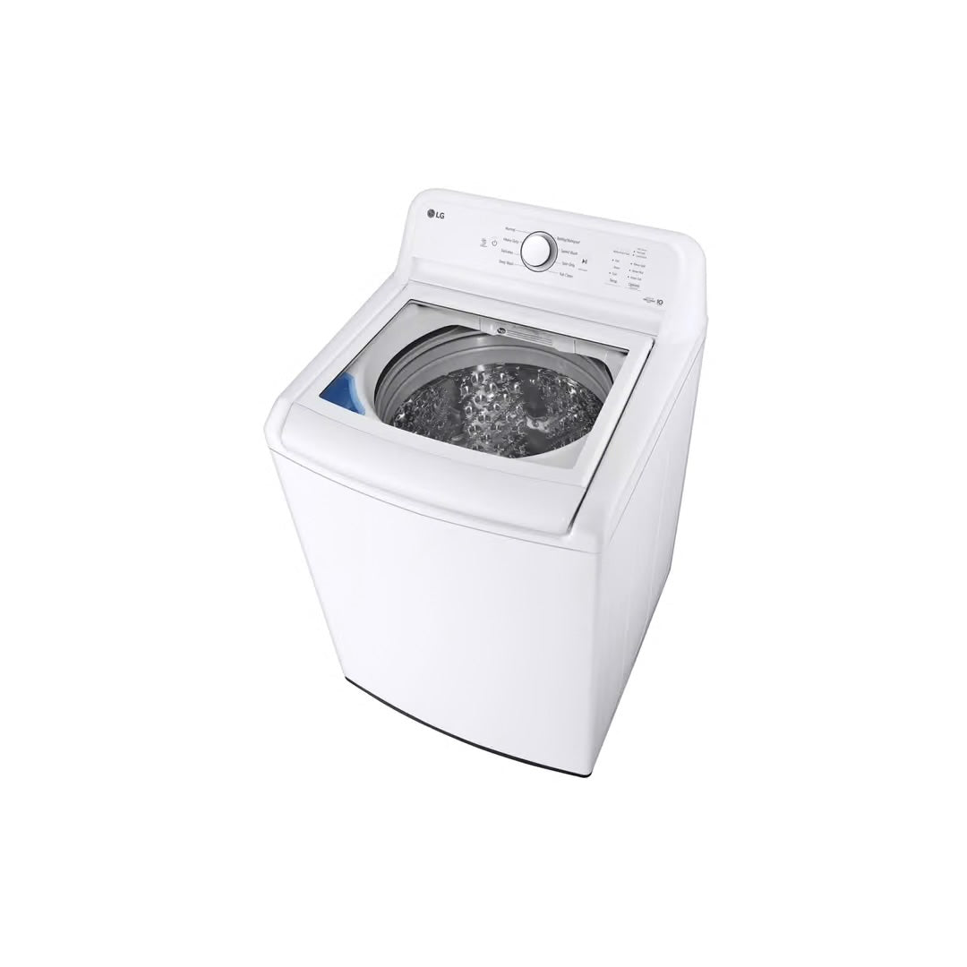 4.3 cu. ft. Top Load Washer in White with SlamProof Glass Lid, Impeller and True Balance Anti-Vibration