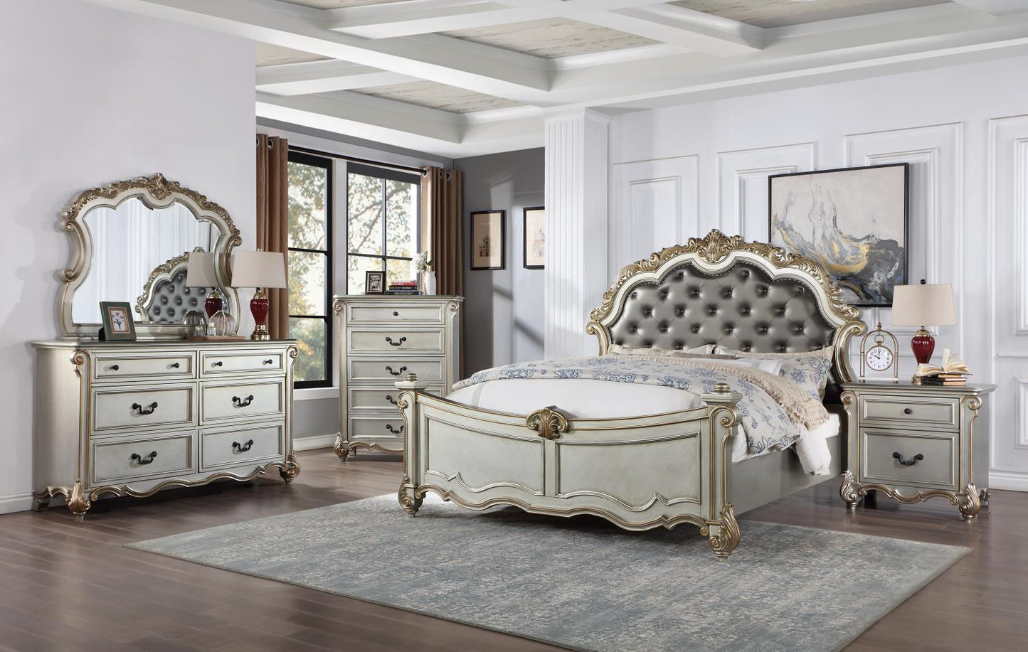 B060 - Mirror - Antique Platinum