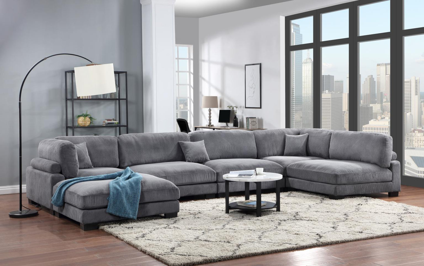 U253 - Ottoman - Gray