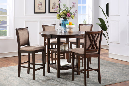 Grupo de comedor de mostrador Amy 5 PC