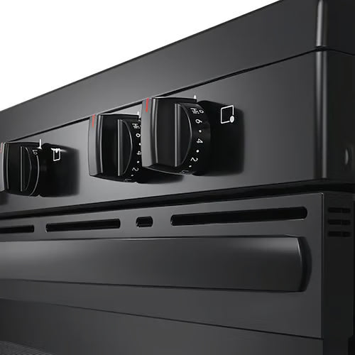 30 in. 5 Burner Element Freestanding Electric Range in Black with Dual Expandable Element and Quick Boil
