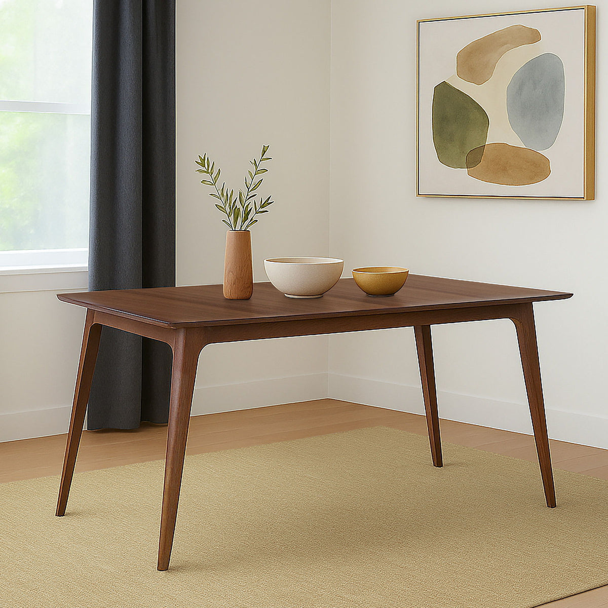 Oscar - Rectangle Table - Walnut
