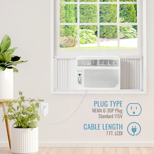 8, 000 BTU Heat and Cool Window Air Conditioner, R32