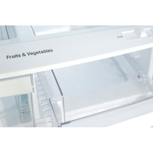 30 in. W 22 cu. ft. French Door Refrigerator with Water Dispenser in Stainless Steel