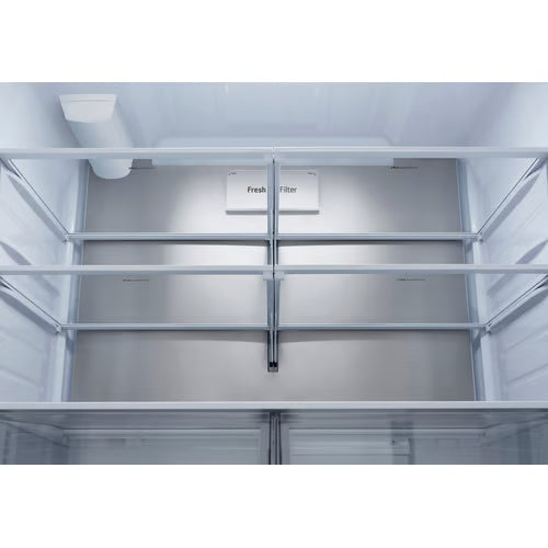 27 cu. ft. Smart Counter-Depth MAX French Door Refrigerator with Internal Water Dispenser in PrintProof Stainless Steel