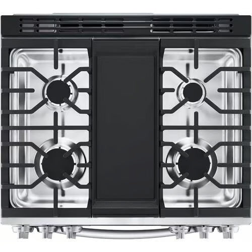 6.3 cu. ft. Slide-in Gas Range with EasyClean, Instaview and Air Fry in Printproof Stainless Steel