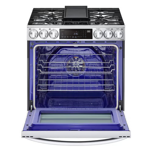 6.3 cu. ft. Slide-in Gas Range with EasyClean, Instaview and Air Fry in Printproof Stainless Steel
