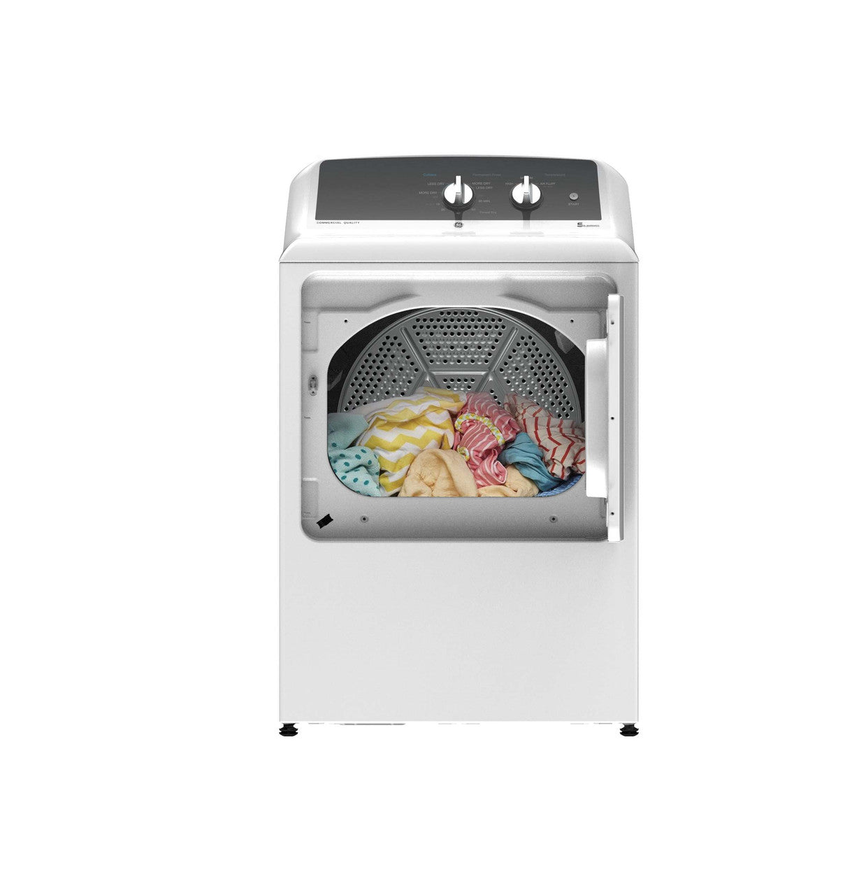 6.2 cu. ft. Capacity Electric Dryer with Up To 120 ft. Venting and 5-yr Limited Warranty