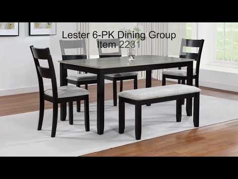Lester 6 PC Dining Set