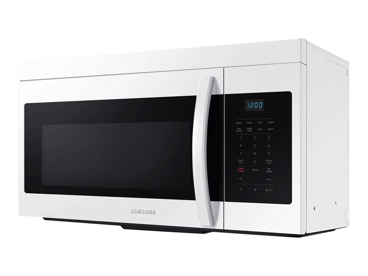 1.6 cu. ft. 1000 W White Over-the-Range Microwave with Auto Cook OUTLET