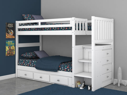 Stairbed in White