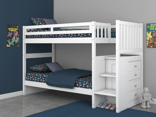 Stairbed in White