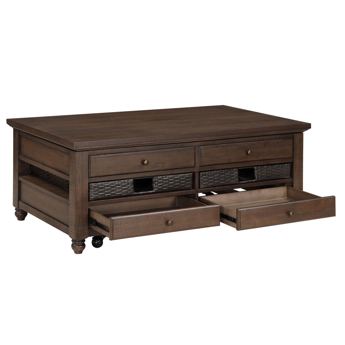 Oliver - 3 Piece Table Set - Brown