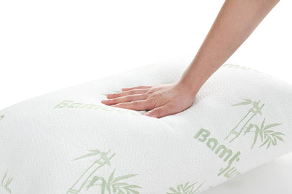 Memory Foam Pillows - Shredded Bamboo Memory Foam Pillow (Set of 6)
