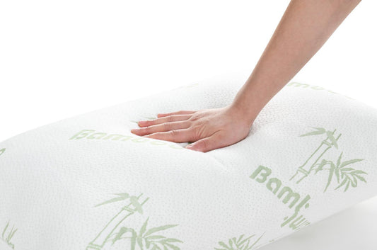 Memory Foam Pillows - Shredded Bamboo Memory Foam Pillow (Set of 6)