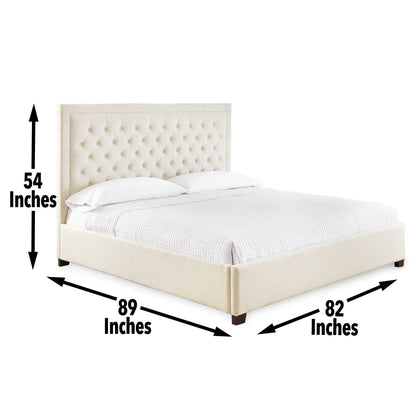 Isadora - King Bed - White