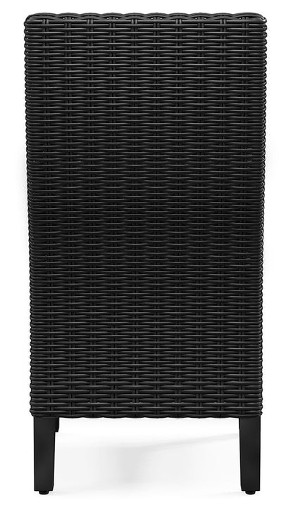Beachcroft - Side Chair With Cushion (Set of 2) - Black / Light Gray