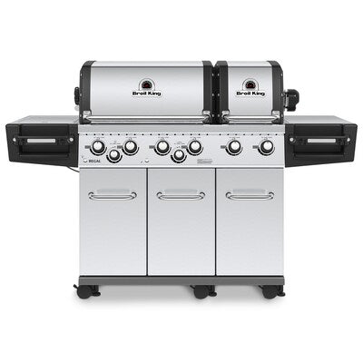 Broil King Regal XLS Pro Stainless Steel 6-Burner Natural Gas Grill with 1 Side Burner