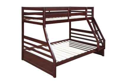S091 - Twin / Full Bunk Bed - Brown