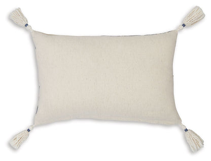 Winbury - Pillow (Set of 4) - Blue / Tan / White