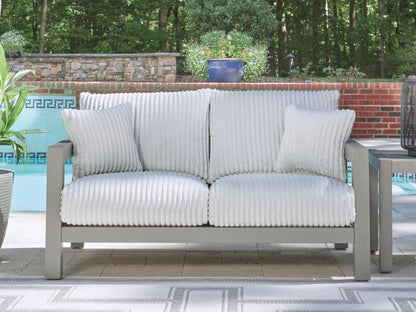Hurley Park - Loveseat With Cushion - Gray