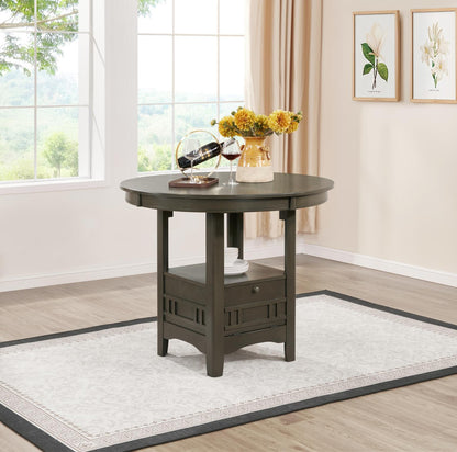 D152 - 5 Piece Dining Room Set (Table, 4 Side Chairs) - Dark Brown