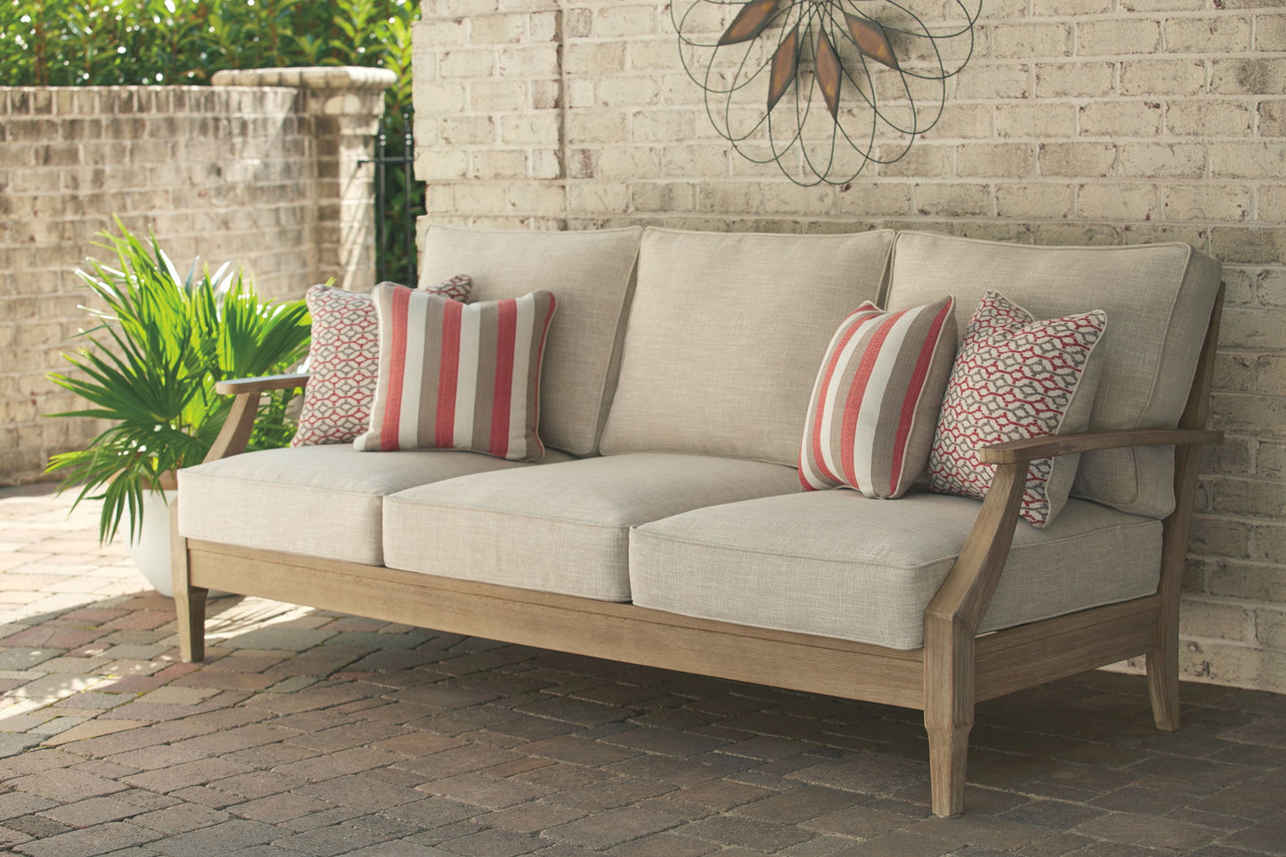Clare View - Sofa with Cushion - Beige