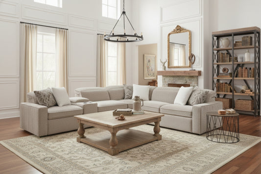 Kingston 6 PC Double Power Reclining Sectional