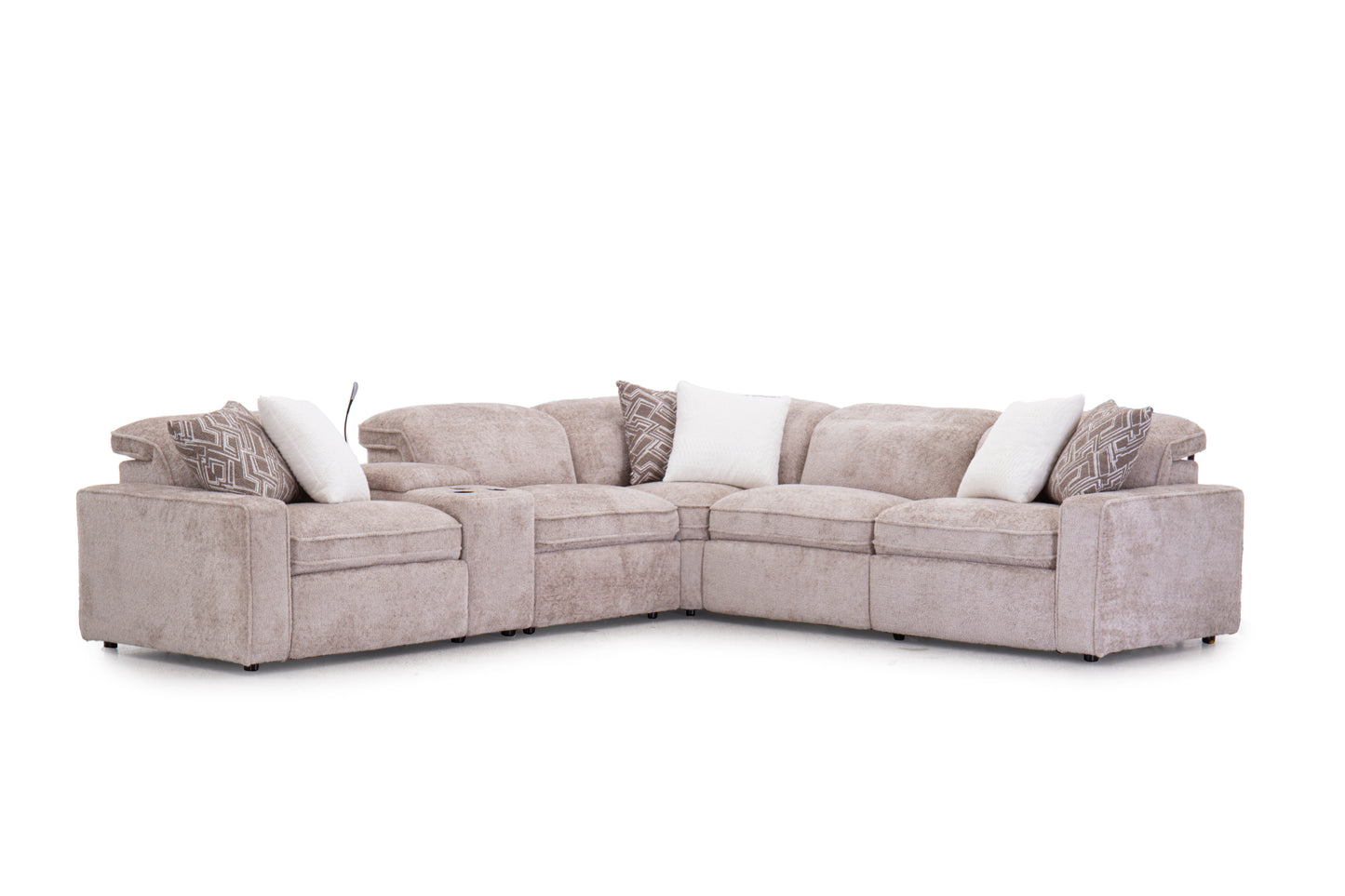 Kingston 6 PC Double Power Reclining Sectional