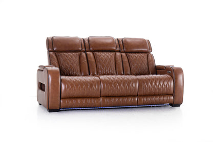 Mantle Double Power Reclining Sofa w/Drop Down Table