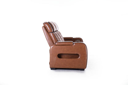 Mantle Double Power Reclining Sofa w/Drop Down Table