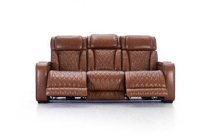Mantle Double Power Reclining Sofa w/Drop Down Table