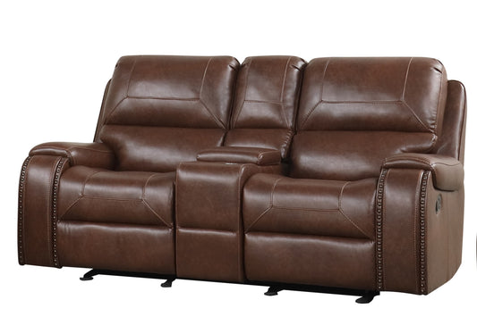 Owen Reclining Glider Console Loveseat
