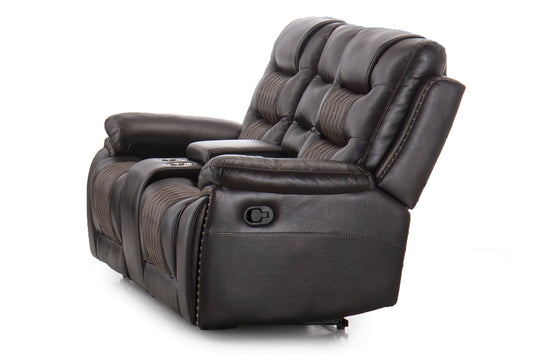 Legend Reclining Console Loveseat