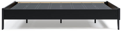 Finch - Queen Platform Bed - Black