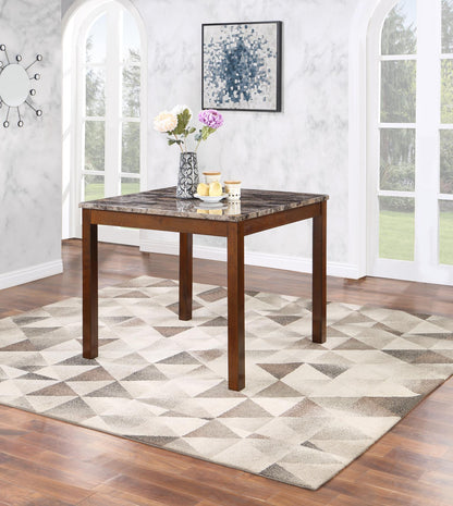 D203 - 5 Piece Dining Room Set (Counter Table, 4 Chairs) - Brown