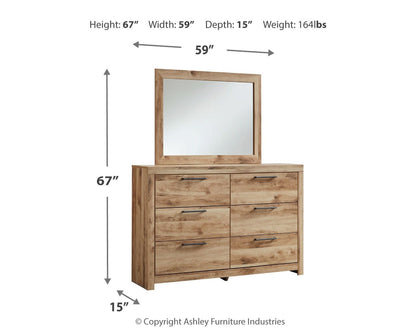 Hyanna - Dresser, Mirror - Tan