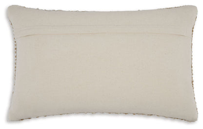 Hathby - Pillow (Set of 4) - Tan / White